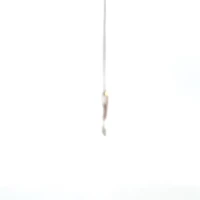 10K White and Rose Gold 0.13cttw Diamond Necklace