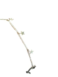 14K Yellow Gold 0.42cttw Diamond Star Bracelet - 7"