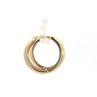 10K Yellow Gold Hoop / Huggie / Hinged Earrings