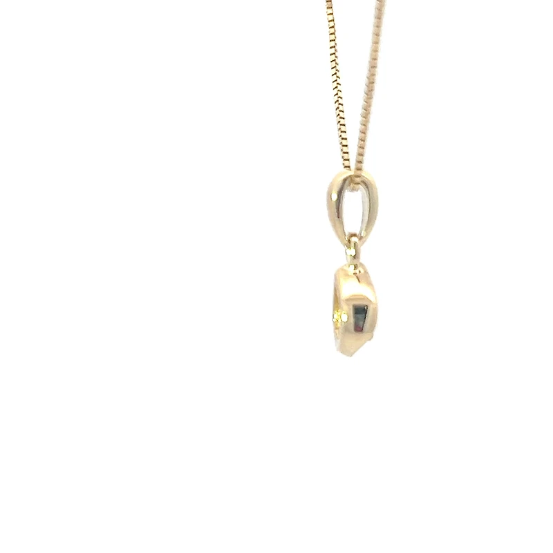 10K Gold cttw Canadian Diamond Solitaire Necklace