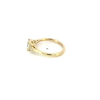 14K Yellow Gold 0.91cttw Lab Grown Cushion Cut Diamond Ring - /
