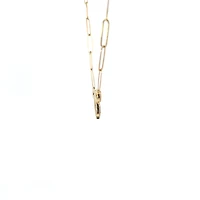 14K Yellow Gold 0.24cttw Diamond Bow Necklace, 18"