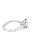 18K White Gold 1.89cttw Lab Grown Diamond Solitaire Engagement Ring
