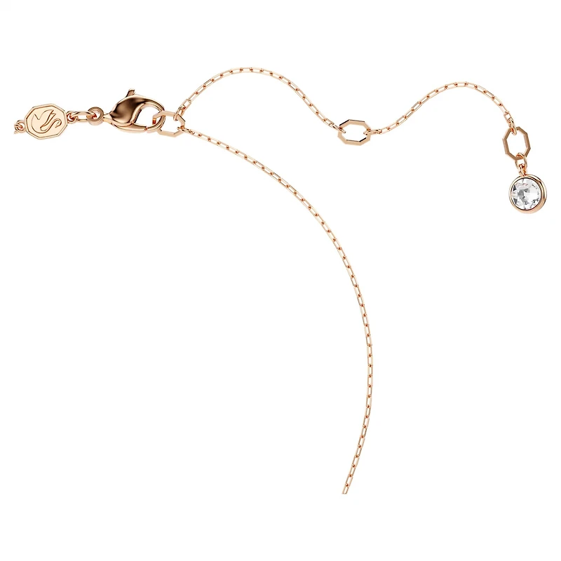 Swarovski Sublima/Luna pendant Crystal pearl, Moon, Multicoloured, 18k rose gold plated - 5671585