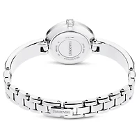 Swarovski Matrix Bangle watch, Swiss Made, Crystal bracelet, White, Stainless Steel 5677487