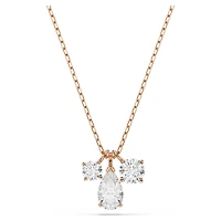 Swarovski Mesmera pendant, Mixed cuts, White, Rose gold-tone plated 5734245
