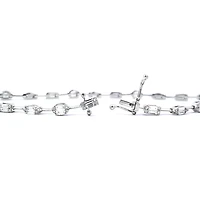 14K White Gold 1.30 cttw Diamond Bracelet