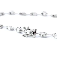 14K White Gold 1.30 cttw Diamond Bracelet