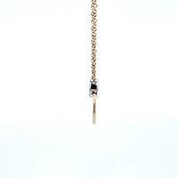 14K Yellow and White Gold 0.05 cttw Diamond Pendant