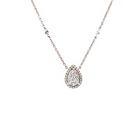 14K Rose Gold 0.33 cttw Diamond Pendant