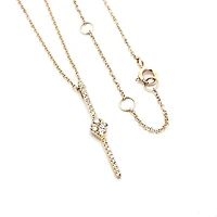 14K Yellow Gold 0.14 cttw Diamond Pendant