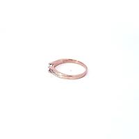 10K Rose Gold 0.10cttw Diamond Ring