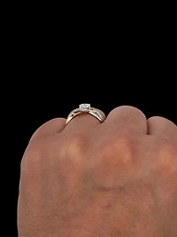 14K Yellow and White Gold ct Canadian Diamond Ring