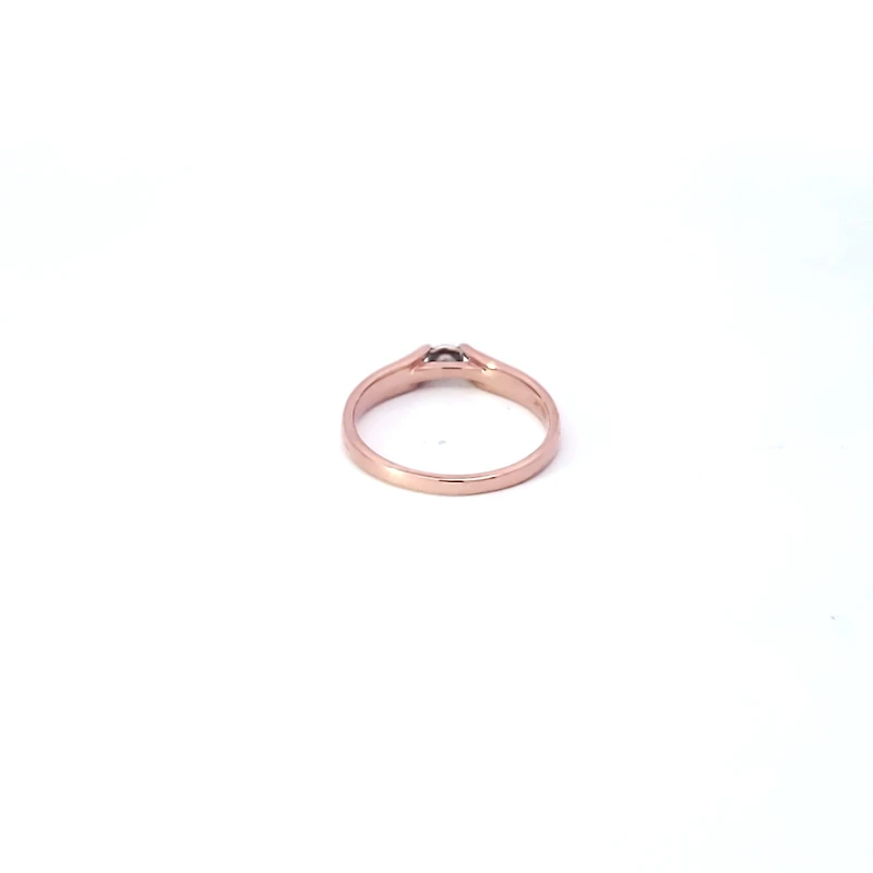 10K Rose Gold 0.10cttw Diamond Ring