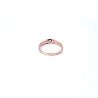 10K Rose Gold 0.10cttw Diamond Ring