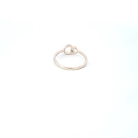 10K White & Yellow Gold 0.04cttw Diamond Double Circle/Eternity/Infinity Ring, size 6.5