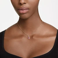 Swarovski Chroma Pendant, Heart, Red, Gold-tone Plated - 5648750