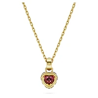 Swarovski Chroma Pendant, Heart, Red, Gold-tone Plated - 5648750