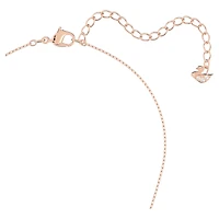 Swarovski Infinity necklace Infinity and heart, White, Mixed metal finish - 5518865