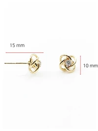 10K Yellow Gold 0.10cttw Canadian Diamond Earrings