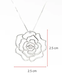 Sterling Silver Canadian Diamond Necklace
