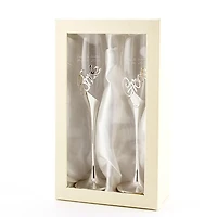 Bride & Groom Toasting Flutes
