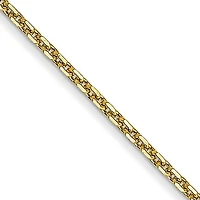 10K Gold 1.80mm Diamond-Cut Cable Chain - /
