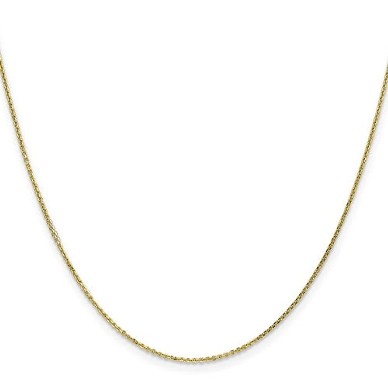 10K Gold 1.80mm Diamond-Cut Cable Chain - /