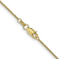 10K Gold 1.0mm Cable Chain - /