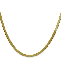 10k 4mm Silky Herringbone Chain