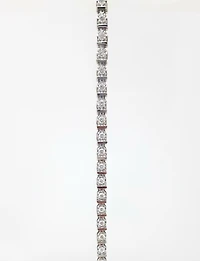 10K White Gold 2.00 cttw Diamond Tennis Bracelet