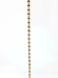 10K Yellow Gold 1.00cttw Diamond Tennis Bracelet, 7"