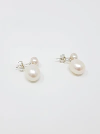 Sterling Silver Freshwater Pearl Earrings