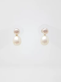 Sterling Silver Freshwater Pearl Earrings