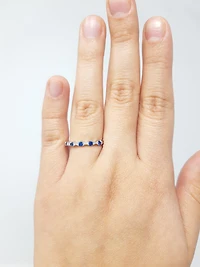 Sapphire and Diamond Ring