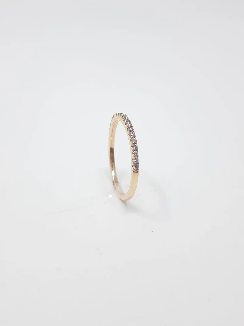 Natural Pink Diamond Band