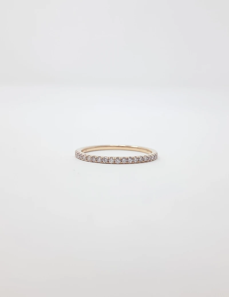Natural Pink Diamond Band