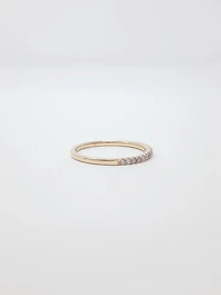 Natural Pink Diamond Band