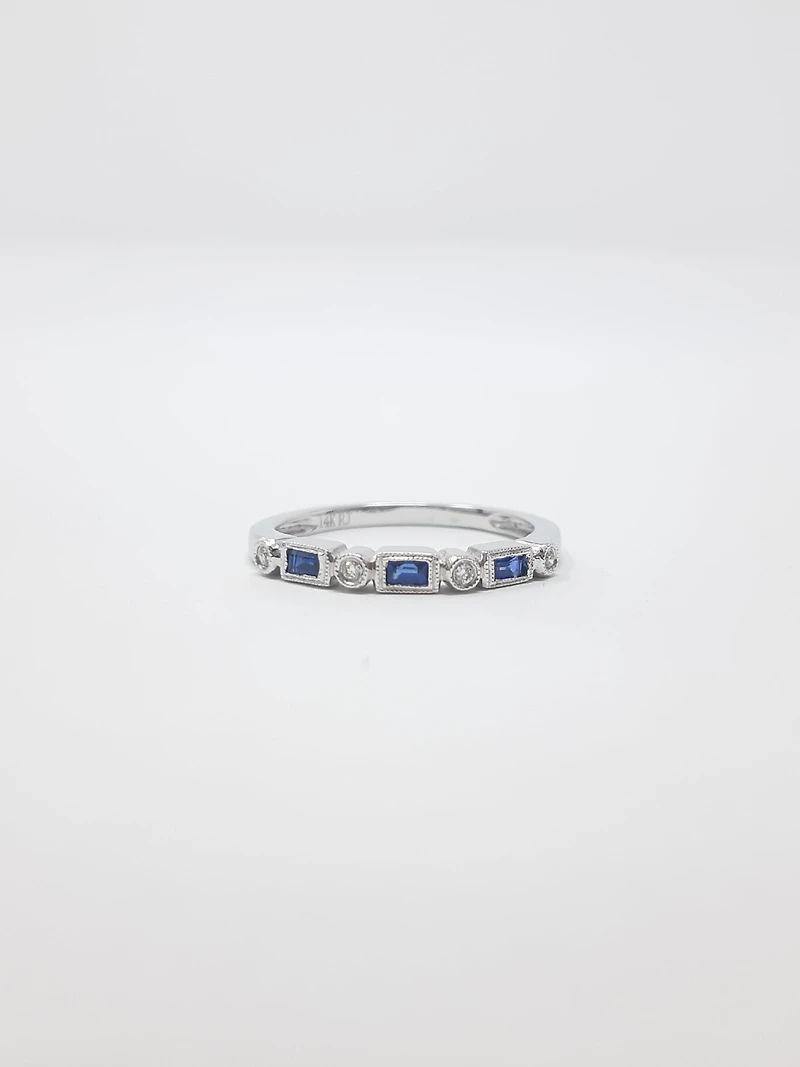 Sapphire and Diamond Ring
