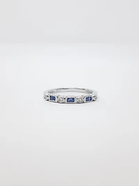 Sapphire and Diamond Ring
