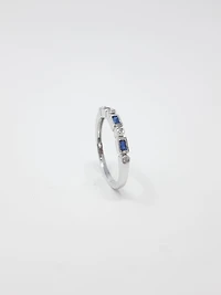 Sapphire and Diamond Ring
