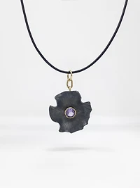 Silver and Amethyst Pendant