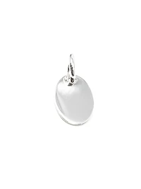 Sterling Silver Oval Charm