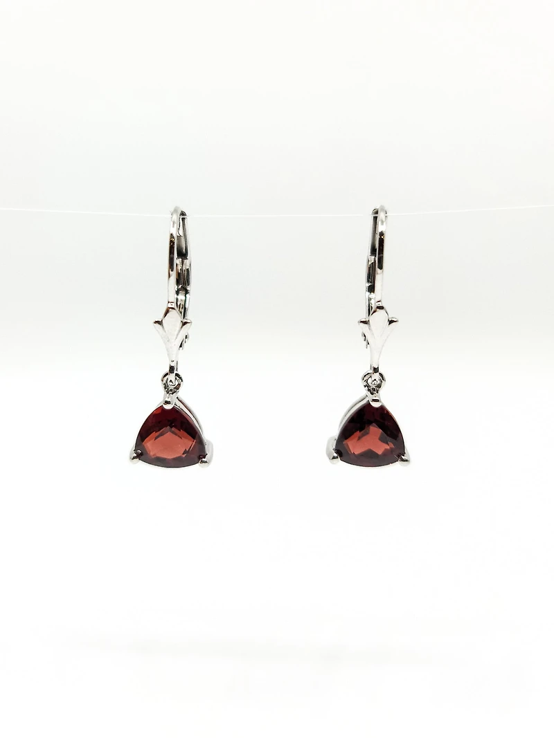 Garnet earrings
