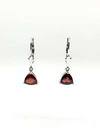 Garnet earrings