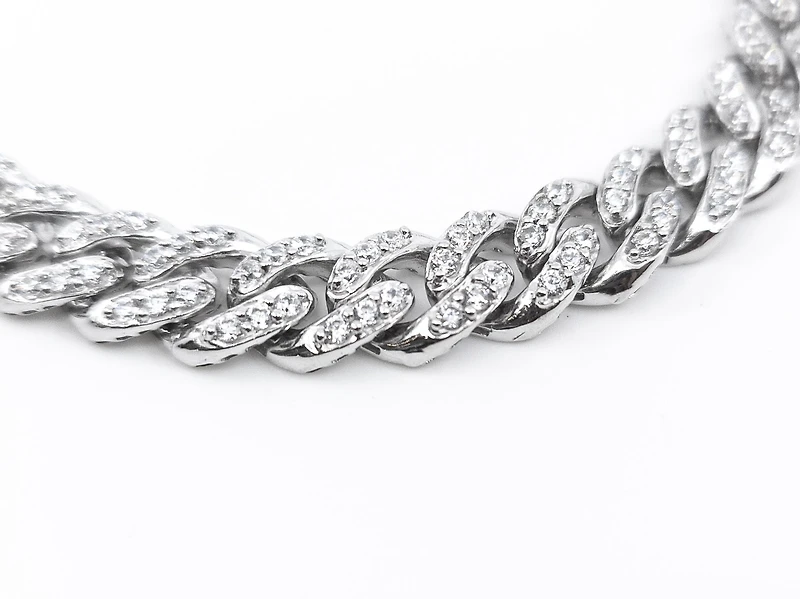 Sterling Silver & Cubic Zirconia Bracelet