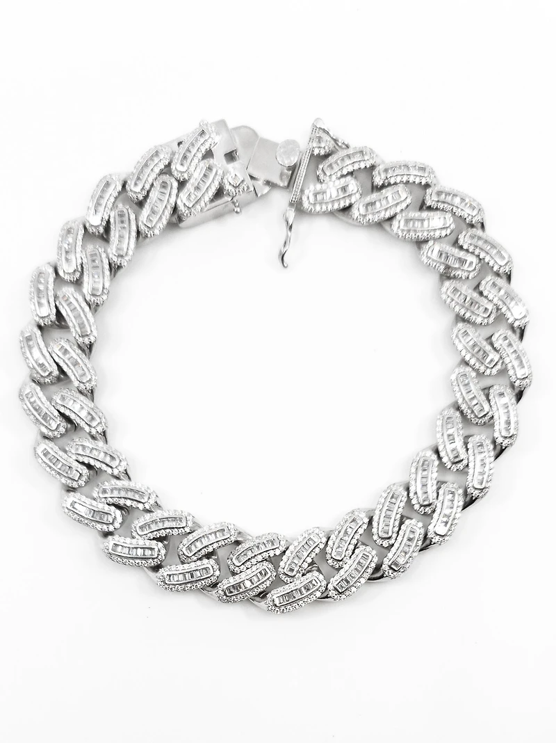 Sterling Silver & Cubic Zirconia Bracelet