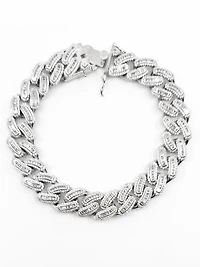 Sterling Silver & Cubic Zirconia Bracelet