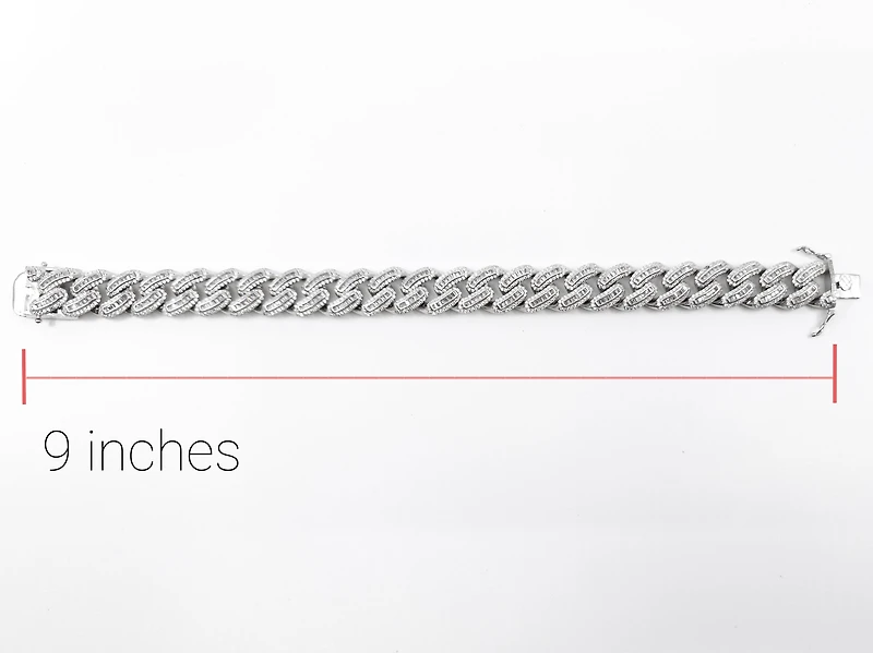 Sterling Silver & Cubic Zirconia Bracelet