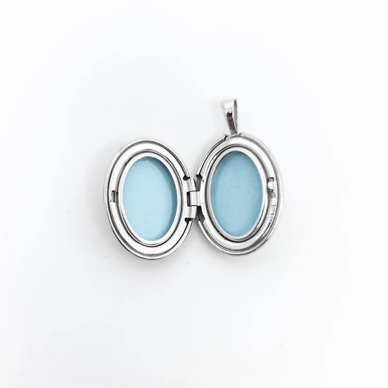 Sterling Silver Oval Locket